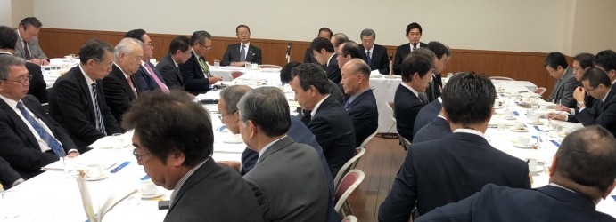 成田国際空港推進議員連盟総会を開催しました。